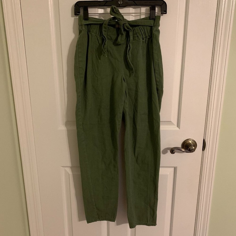 ASOS Forest Green pants with tie